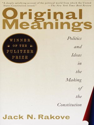 cover image of Original Meanings